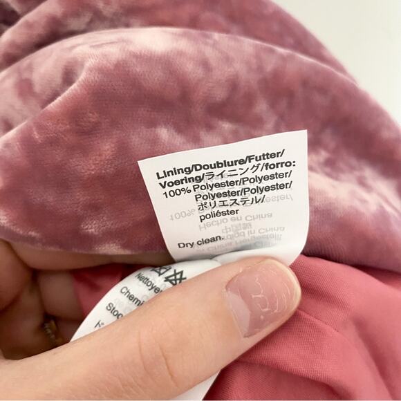 NWT J. Crew Pink Crushed Velvet Ruffle Tank Top - Picture 6 of 6